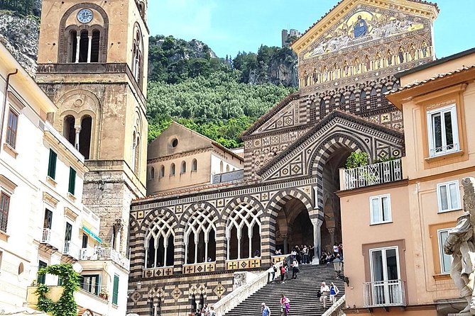 Amalfi Coast & Pompeii in a Day Private Trip w Pickup from Naples Port Terminal - Sorrento at Piazza Tasso: panoramic break before heading back