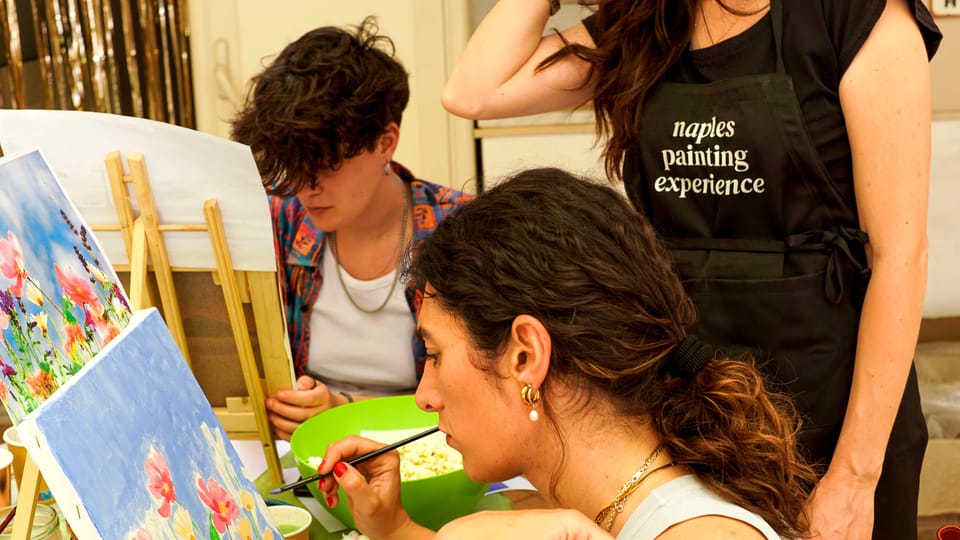 Art Workshop in Naples city centre with Aperitif - Best for Who: Families, Friends, Solo Travelers, and Gift Givers