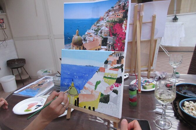 Art worshop with aperitif in Naples - Naples painting at a historic café: what the experience feels like