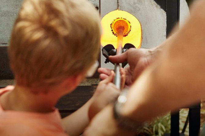 Blow your own glass bowl hosted by Glassblowing in the Garden - Entering Conrad’s backyard glass studio in Naples