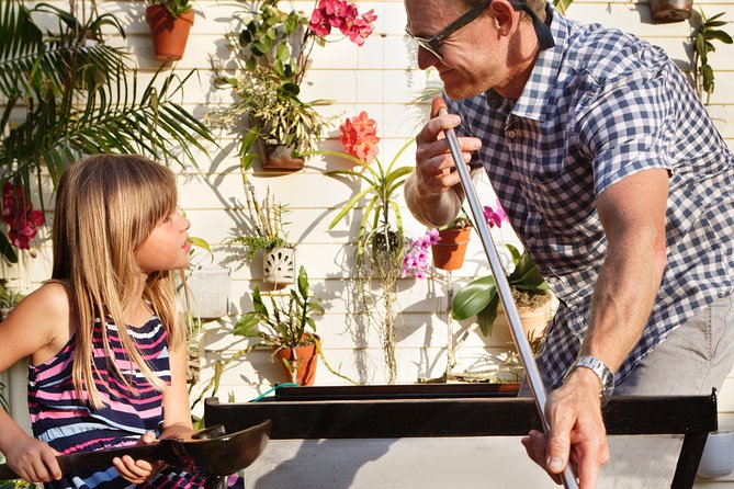 Blow your own glass bowl hosted by Glassblowing in the Garden - Picking colors and learning tools before you blow