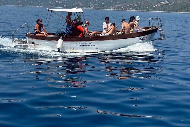 Boat experience in the crystal clear waters of Cilento - Marinella Beach and Scoglio del Coniglio: a view built for photos