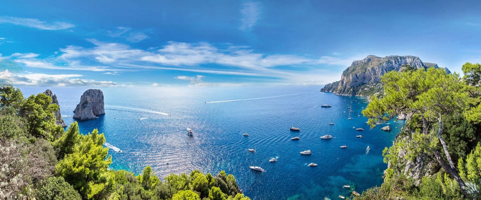 Capri boat experience from Naples - The Island-View Boat Tour: Faraglioni and the Famous Coastline