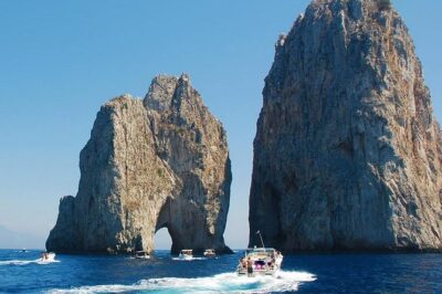 Capri Deluxe: First to Blue Grotto/Boat Ride Options from Naples - 2-hour wooden boat tour: the island from Tiberius’ Jump to Faraglioni