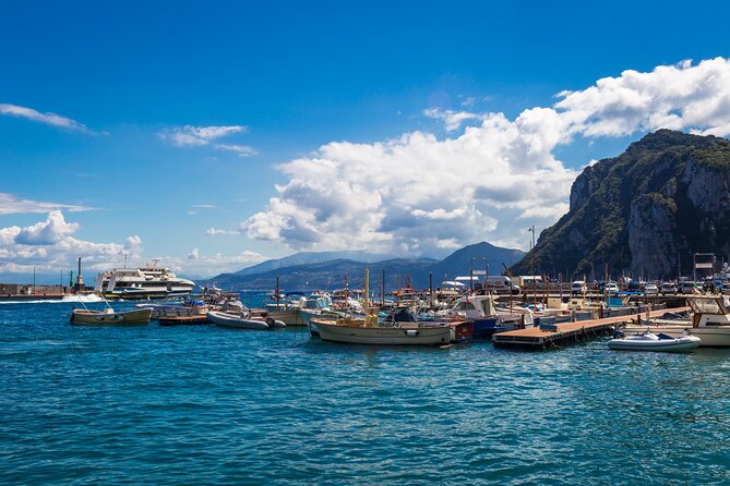 Capri Tour from Pompeii, Vico Equense & Castellammare di Stabia - Capri by boat first, then free time: Faraglioni without the slog