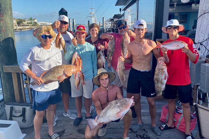 Deep Sea Fishing EIGHT Hour - Captain Josh, Makela, Zeke, Patrick, Richard, Alec: Crew Styles That Add Up