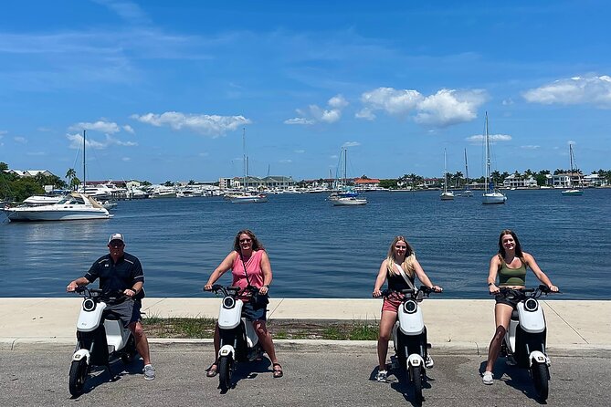 Electric Moped Tour of Naples Florida Family Fun and Easy To Ride - Stop 3: Third Street South for Old Naples Atmosphere