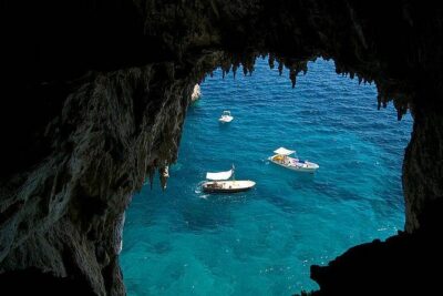 Exclusive Capri Boat Tour from Naples or Sorrento - Grottos plan: White, Green, and the Blue Grotto problem (solvable, not scary)