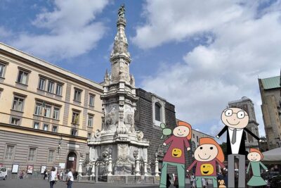Family tour of the historical center of Naples - From Palestra Piazza del Gesù Nuovo to Spaccanapoli’s Big Street Energy