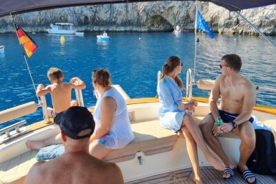 From Castellammare di Stabia: Capri Blue Grotto Boat Day Tour - Sailing the Sorrento coastline: Marina Grande and Roman-villa views