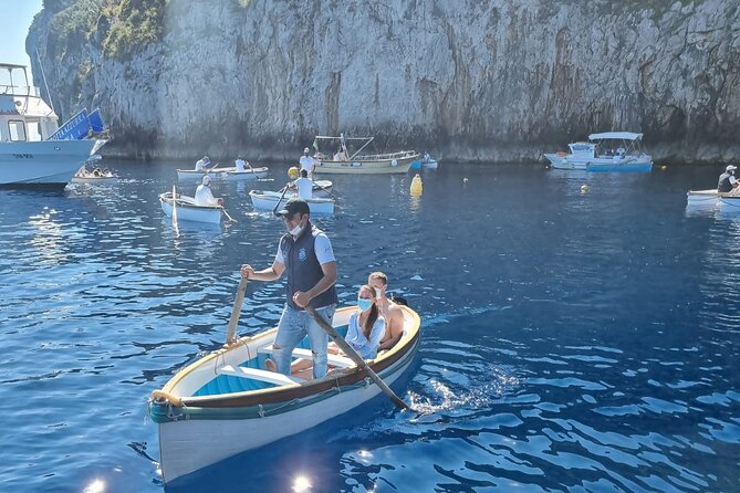 From Castellammare di Stabia: Capri Blue Grotto Boat Day Tour - Capri island time (about 3 hours): center, viewpoints, swim, and Faraglioni