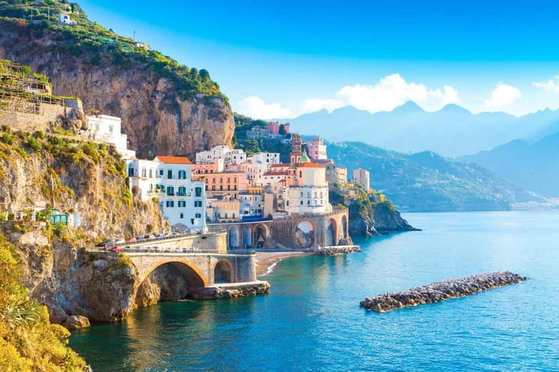 FROM NAPLES: Amalfi Coast Boat, stops in Amalfi and Positano - The Coach Ride and First Cruise: Getting Oriented Before You Arrive