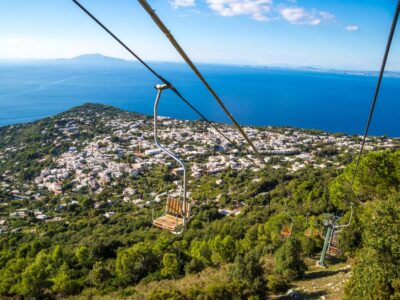 From Naples: Capri Tour with Transport - Naples meetup: Via Galileo Ferraris and the Around Vesuvio minibus