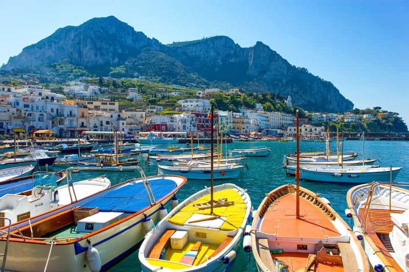 From Naples: Complete Capri Guided Boat and Bus Tour - Getting from Naples to Capri fast at Molo Beverello