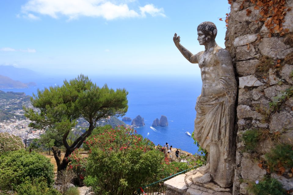 From Naples: Explore Capri with Chairlift Experience - Villa San Michele, cable car notes, and other ticket extras