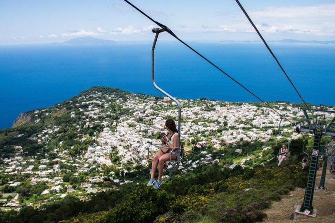 From Naples: Guided Capri Tour with Blue Grotto Included - Mt Solaro chairlift: the best use of your free-choice time