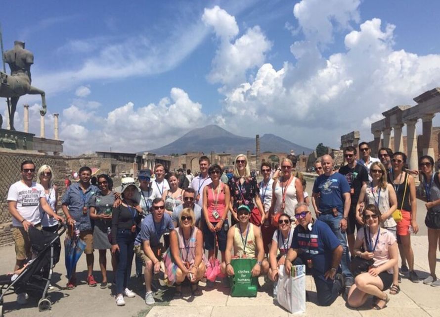 From Naples: Pompeii and Herculaneum VIP Tour with Lunch - VIP Day Trip Logistics From Naples: Small Group, Separate Entrance