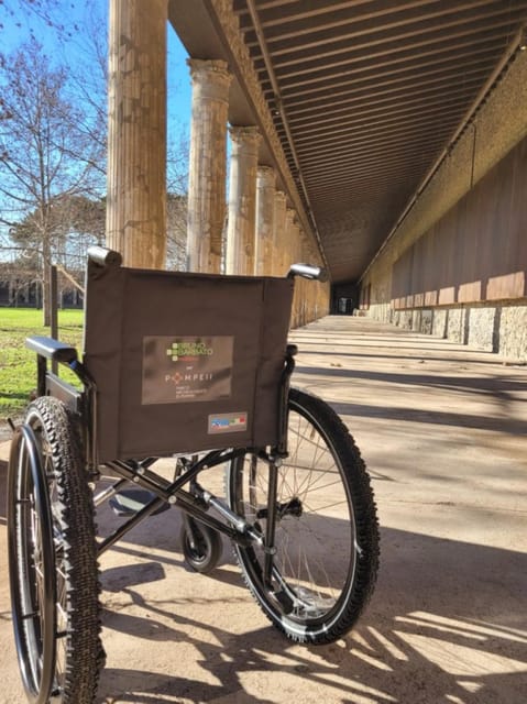 From Naples: Pompeii Wheelchair-accessible with a Guide - Meeting at the Anfiteatro gate: tickets, separate entrance, and expectations