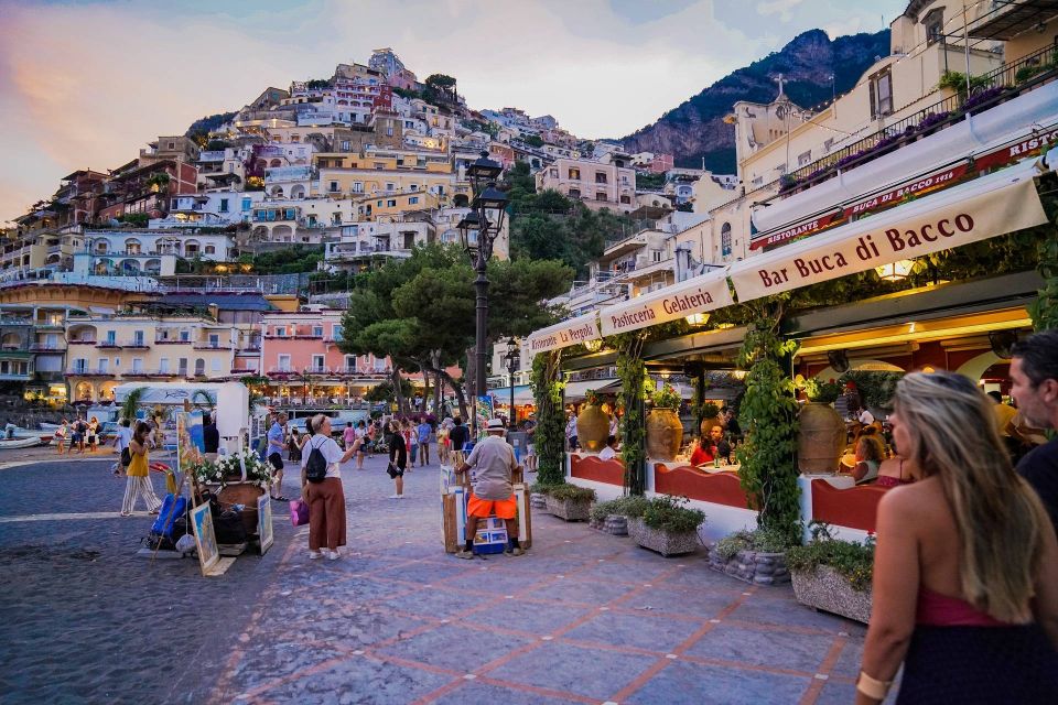 From Naples/Salerno: Pompeii, Sorrento and Amalfi Coast Tour - Positano panoramic stop: 15 minutes for photos, not a long town hang