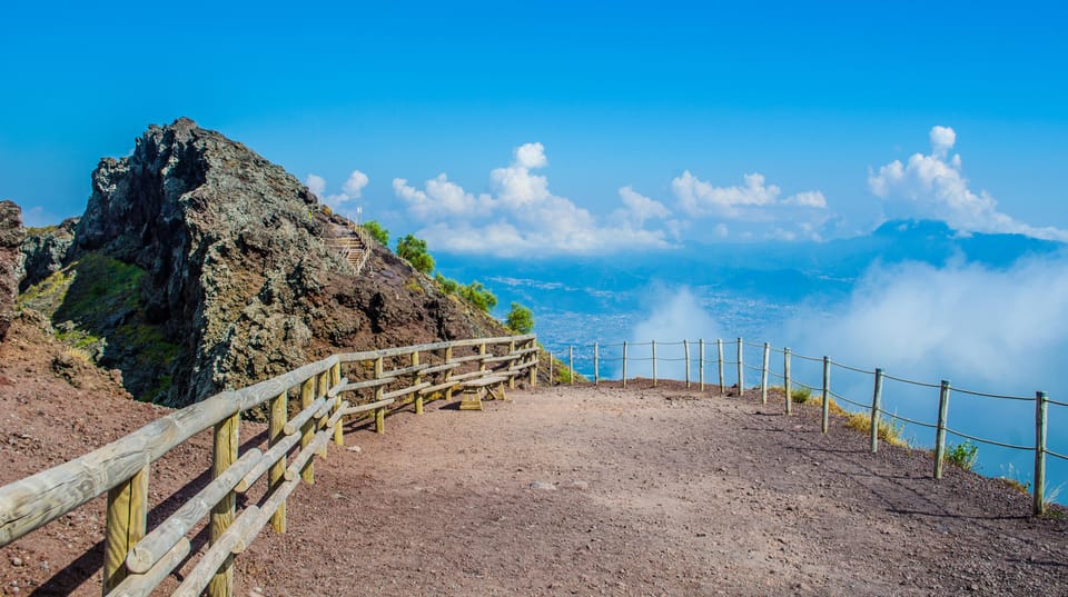 From Naples_ Vesuvius easy transfer+tickets and audioguide - The 1,000-meter stop: where the short hike starts paying off
