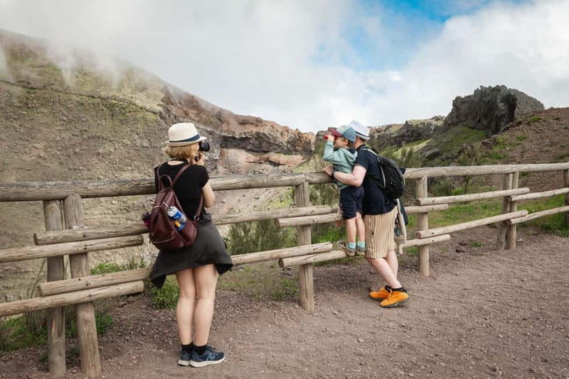 From Pompeii: Mount Vesuvius with bus, ticket and audioguide - The 45-minute van ride each way: what your schedule buys you