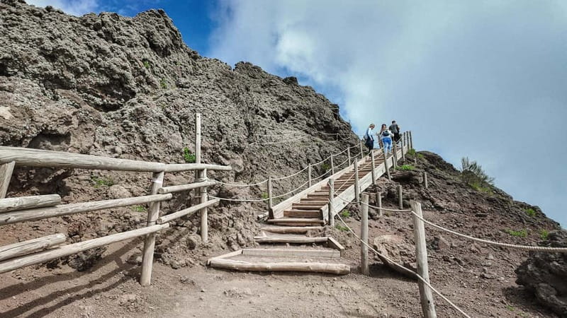 From Pompeii: Mount Vesuvius with bus, ticket and audioguide - Optional park ticket: saving time where it counts