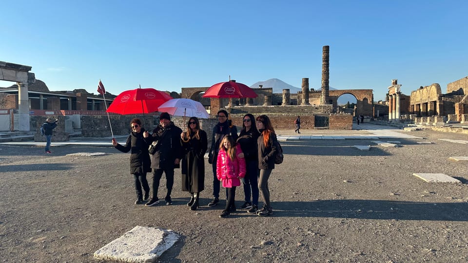 From Positano: Pompeii Ruins Small Group Guided Tour - Skip-the-line entry: less waiting, more ruins