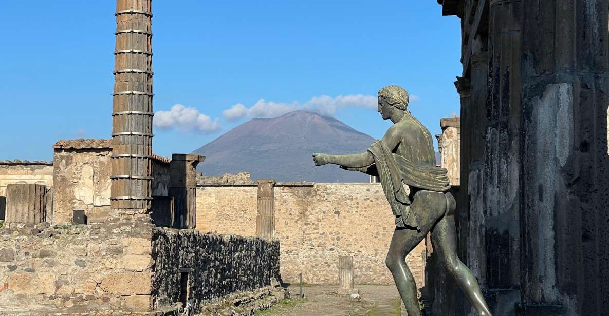 From Positano: Pompeii & Vesuvius tour small group - Skip-the-line tickets: your fastest route into Pompeii
