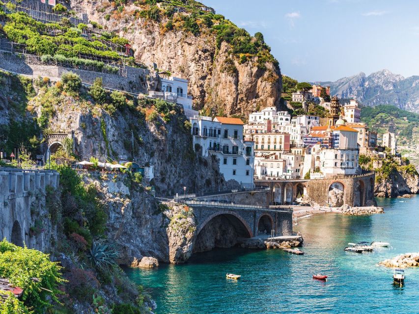 From Rome: Amalfi Coast and Pompeii, Full Day Private Tour - Amalfi: cathedral views, the paper mill, and sweet stops