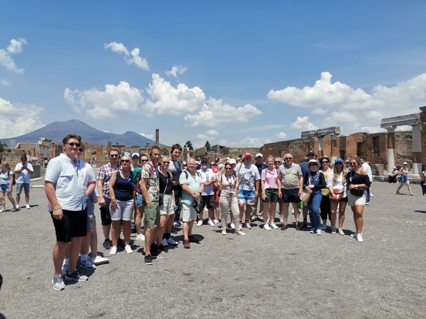 From Sorrento: Pompeii and Vesuvius Tour by Express Train - Campania Express and the Sorrento-to-Pompeii time win