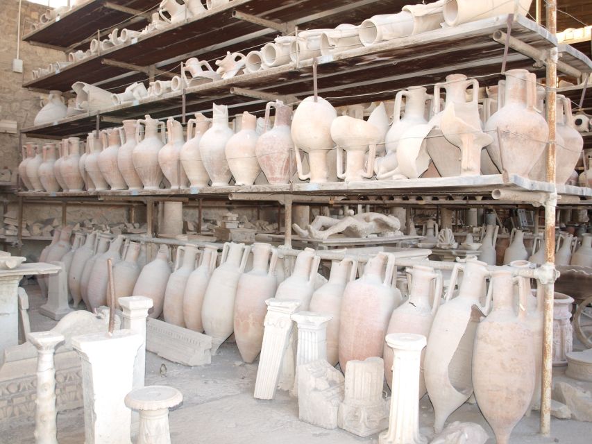 From Sorrento: Skip-the-Line Pompeii Tour and Vineyard Lunch - Vineyard Stop: Wine Making in a Volcanic Setting