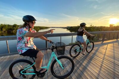 Guided Bike Tour - Downtown Naples Florida - Palm Cottage and the Yacht Club: old Naples clues on the move