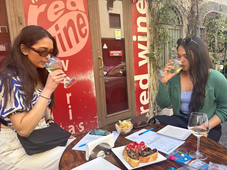 Guided, FUN Wine Tasting in Naples City Center - Group Upgrade Option: Vesuvio and Sea Views with Pasta for 8+