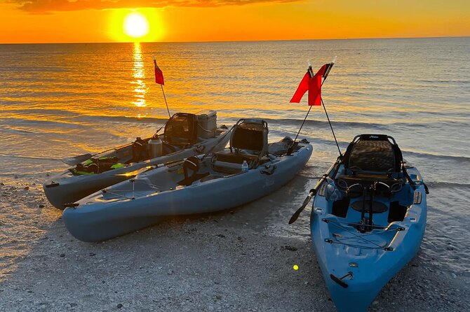 Guided Glow LED Kayak Sunset Activity in Bonita Springs - First Paddle In: Hobie Pedals and an LED Sunset Twist