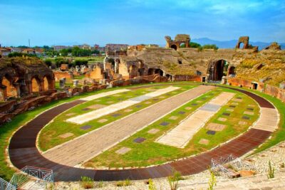 History & Local Wines: Amphitheater, Mitrium and Winery Visit - The amphitheater stop: older than Rome’s famous one