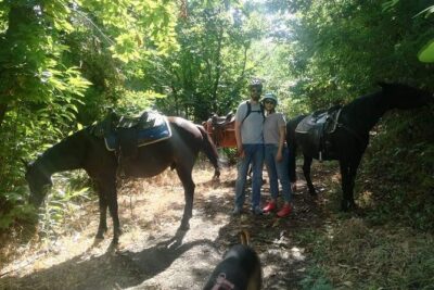 Horse Riding on Mount Vesuvius - The ranch inside the park: where the lesson starts