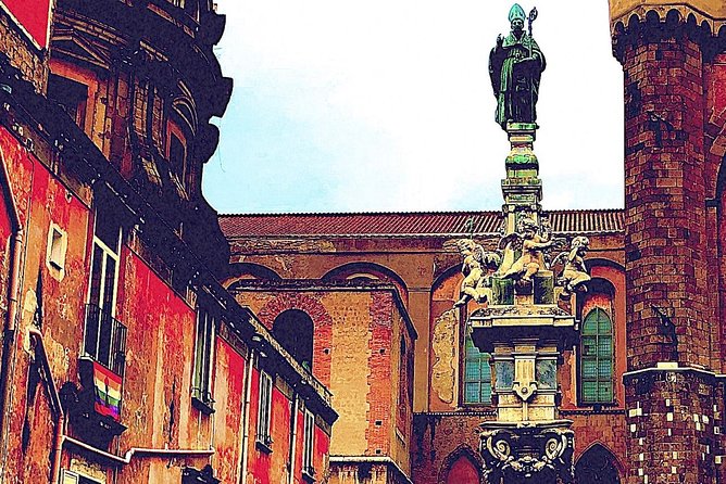 Interactive audio guide for the historic center of Naples - Stop 2: Santa Chiara—free church entry, paid cloister time