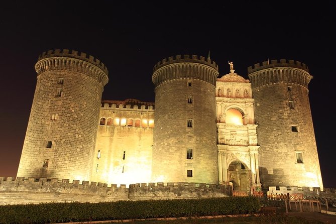 Naples by Night Tour Including Pizza Dinner - The illuminated monuments: Piazza del Plebiscito, Castel Nuovo, and San Carlo