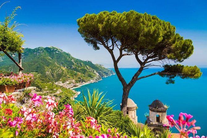 Naples cruise excursion day tour Positano Amalfi Ravello Amalfi coast - Ravello: Panoramic Town Time and Gardens at Villa Rufolo or Villa Cimbrone