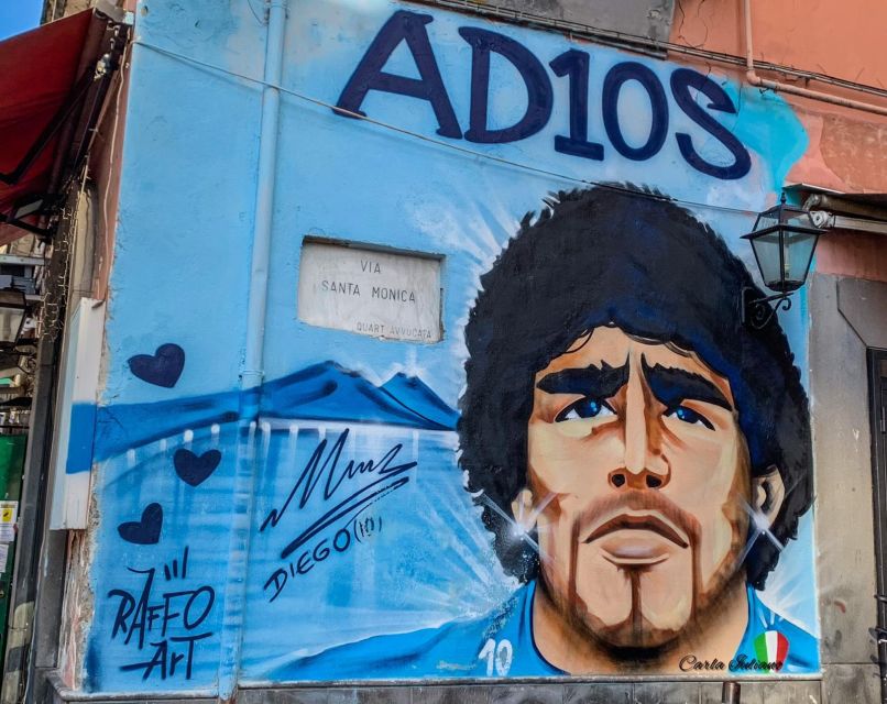 Naples: Diego Maradona Guided City Walking Tour - Piazza Maradona (via Emanuele De Deo): The Final Wall Call