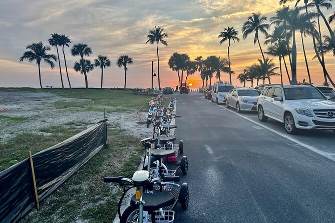 Naples Famous Sunset Tour -Trike Tour at Sunset All Ages Electric - Naples Bay opening act: City Dock and Crayton Cove