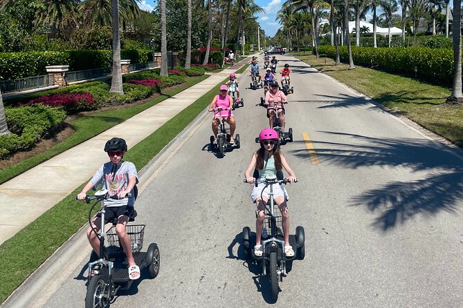 Naples Florida Electric Trike Tour - Fun For The Entire Family! - Riding Through Old Naples: Streets, Shops, and the 5th Avenue South Feel
