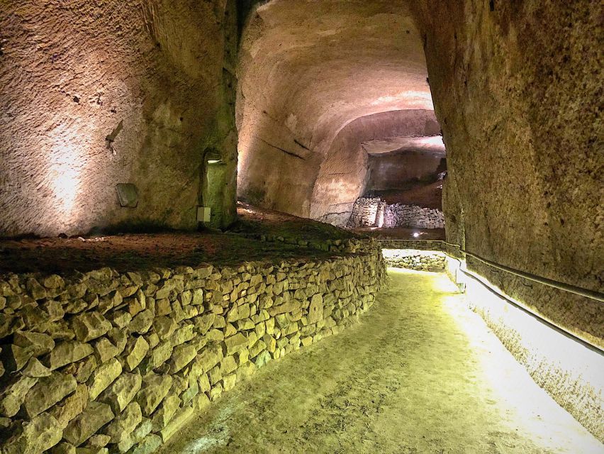 Naples: LAPIS Museum Guided Visit in Italian - The archaeological elevator to 35 meters: fast descent, big perspective shift