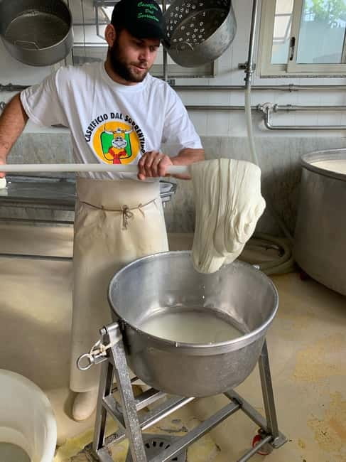 Naples: Mozzarella experience - The Hands-On Mozzarella Moment: Weaving and Breaking Curd