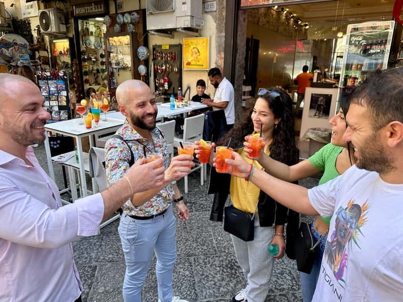 Naples: Old City Center Street Food Tour with Spritz - Where You Start: Piazza Bellini and the Greek ruins
