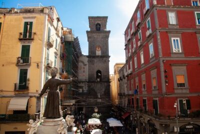Naples Old Town 2.5h Private Walking Tour - Piazza Bellini and the Greek walls: starting with the city’s oldest geometry