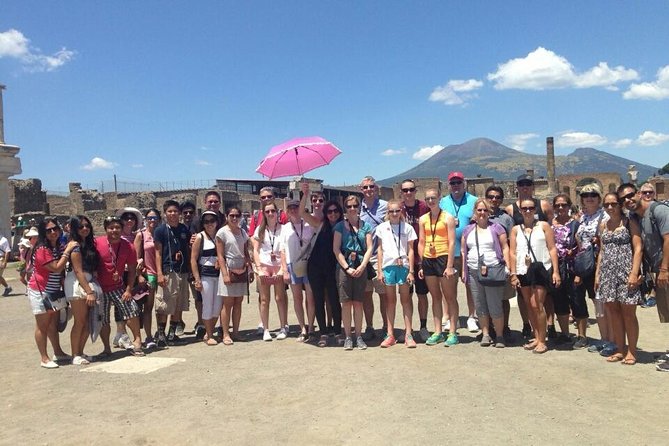Naples, Pompeii and Vesuvius full day tour from Naples - Pompeii With a Guide: Ruins, Meaning, and Lunch Timing