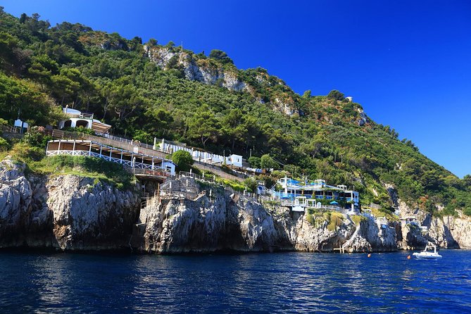 Naples to Capri Private Boat Excursion - Faraglioni, Marina Piccola, and Capri’s coast at sea level