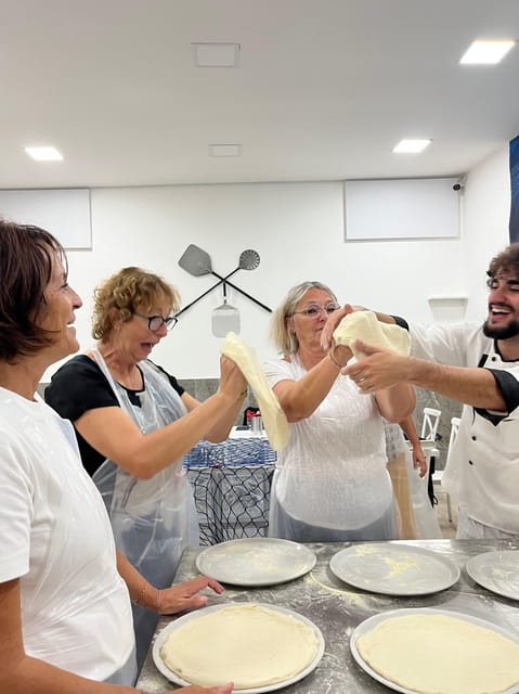 Pizza-Making Workshop by night with glass of wine - Eating what you made: your Margherita as both lunch and payoff