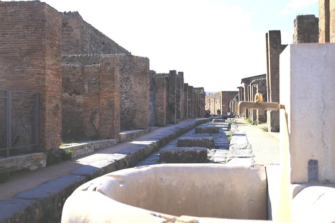 Pompeii and Herculaneum Private Tour with Native Guide and Skip the Line Tickets - Via dell’Abbondanza: The Main Street of Commerce